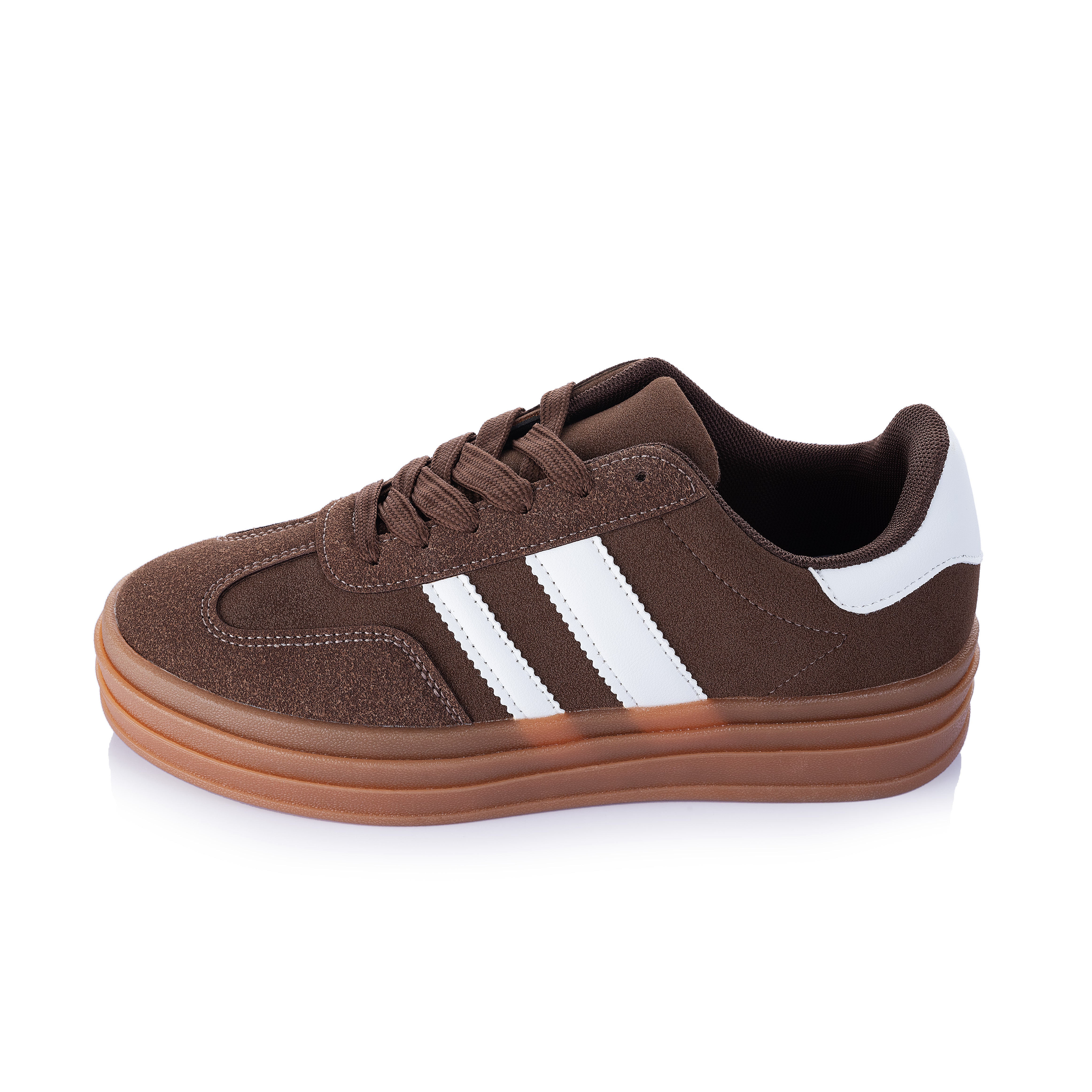 Gum platform sneakers