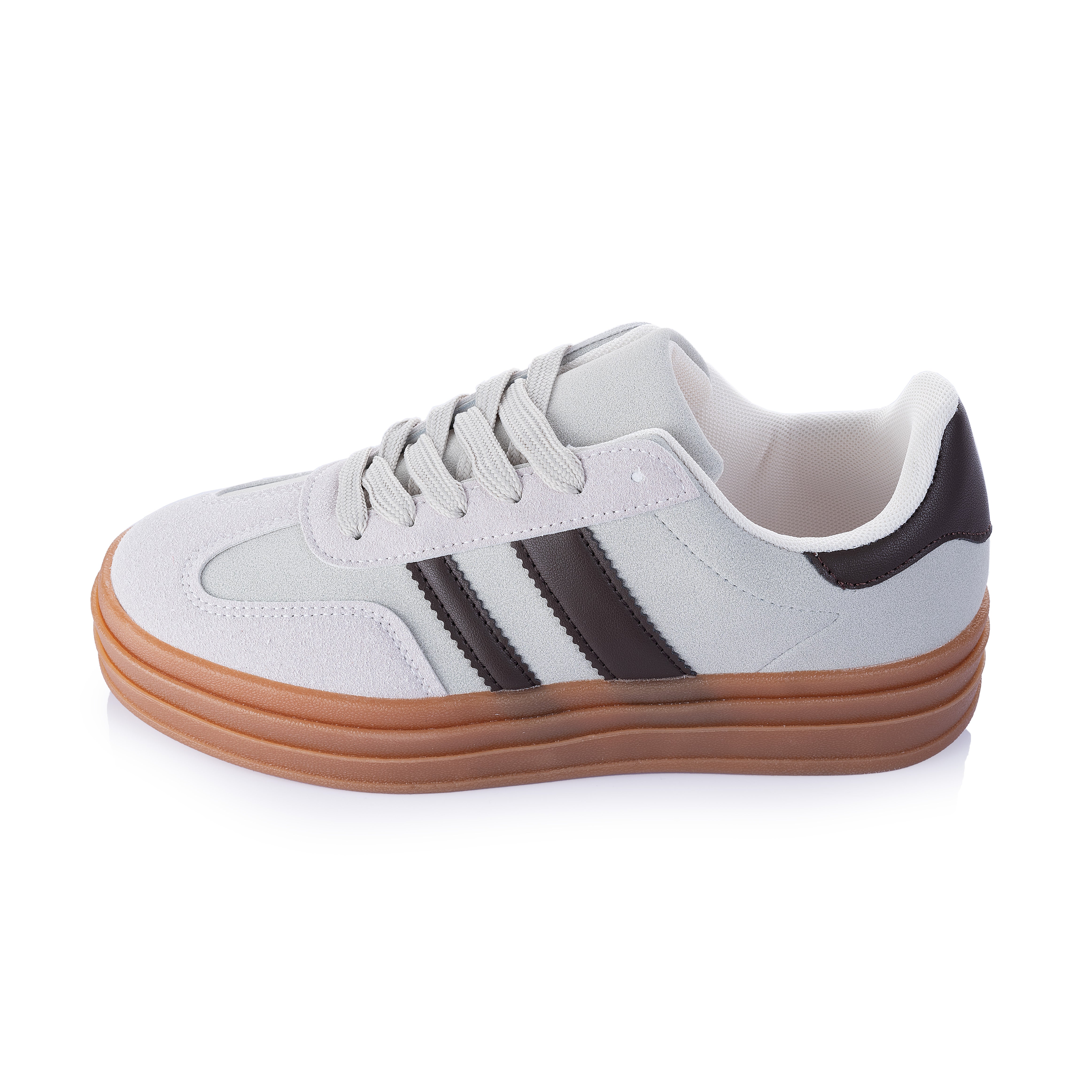 Gum platform sneakers