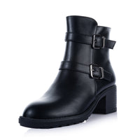 Dual strap Ankle Boot