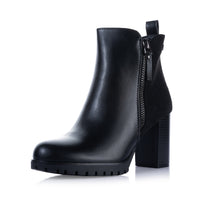 Leather&Suede Ankle Boot