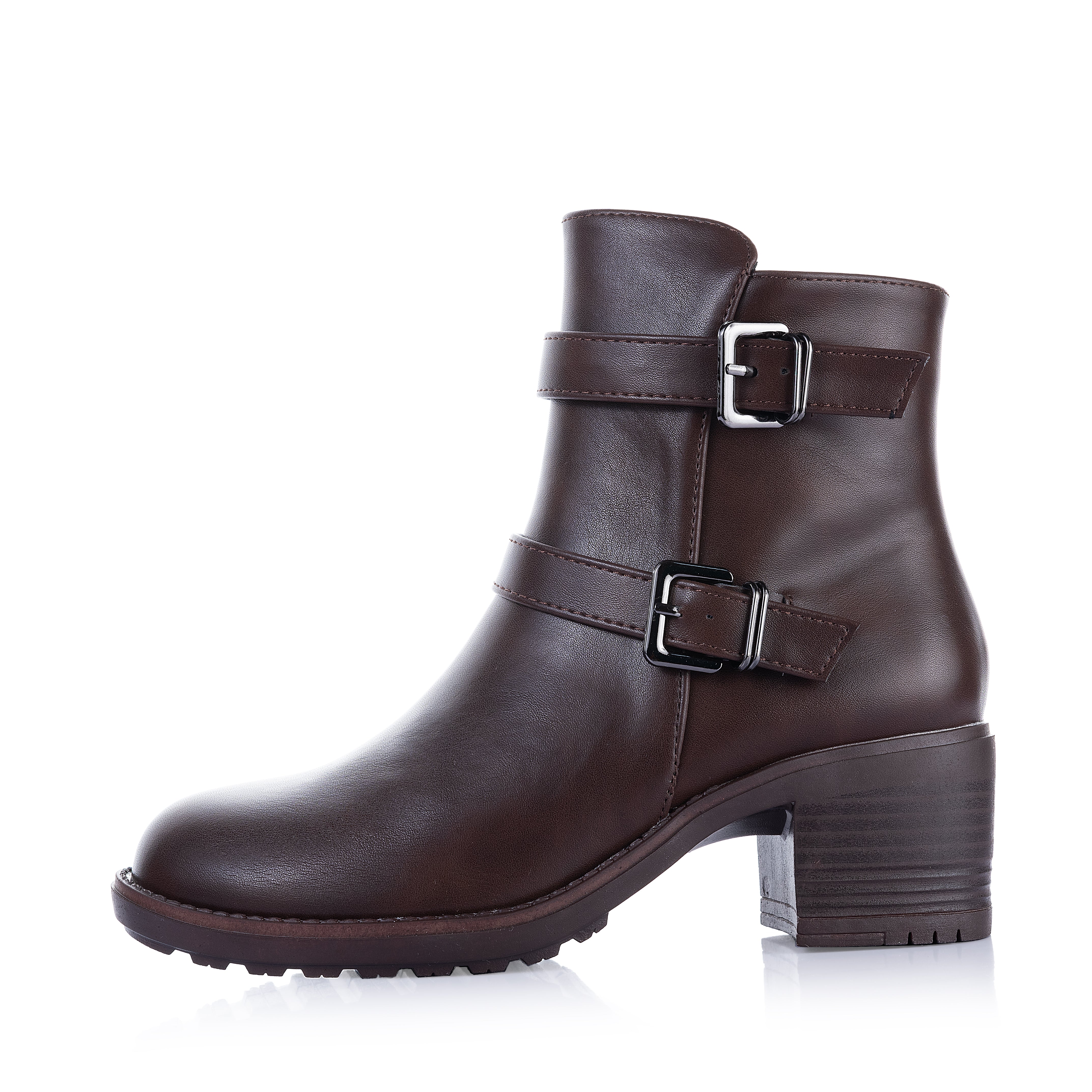 Dual strap Ankle Boot