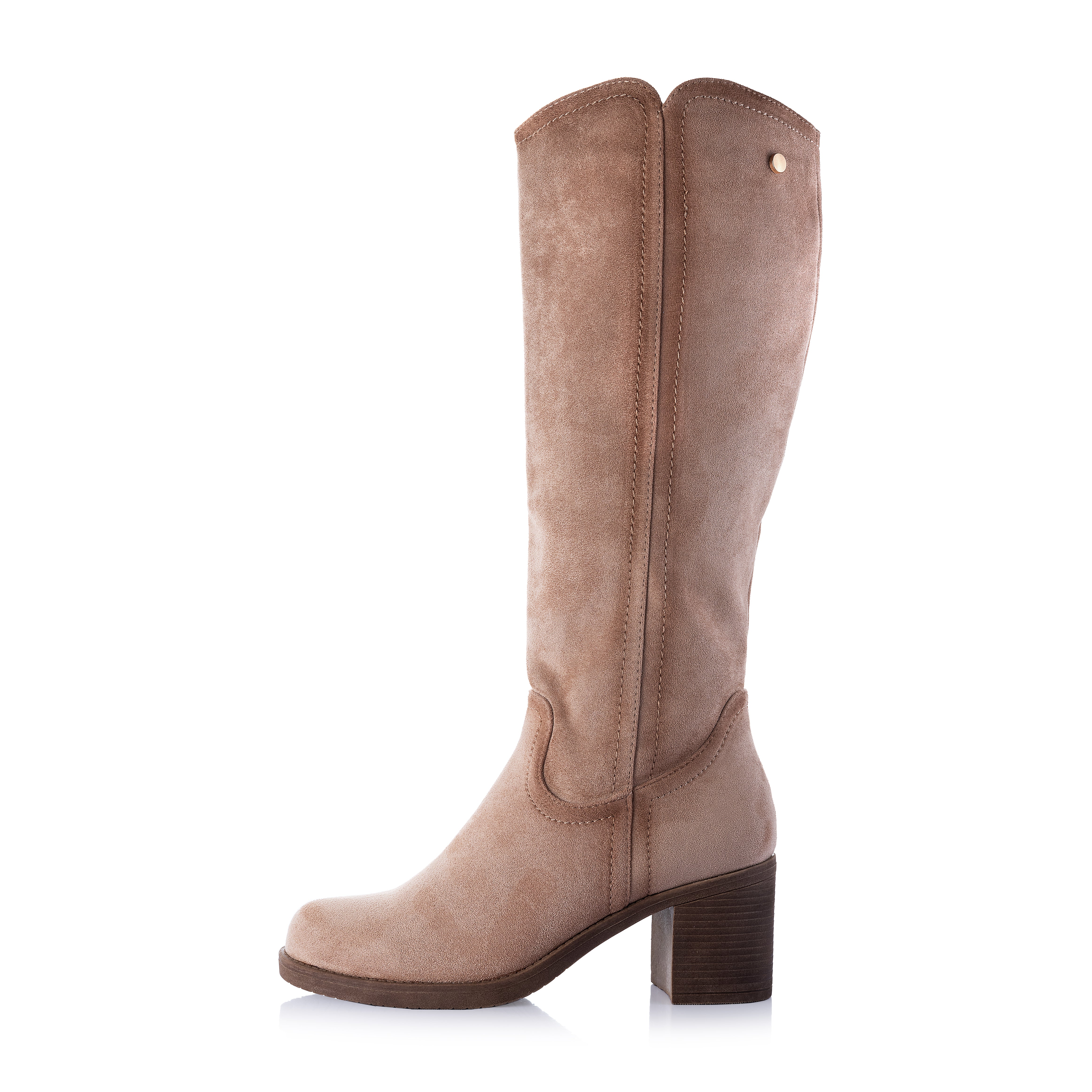SUEDE WIDE CALF BOOTS