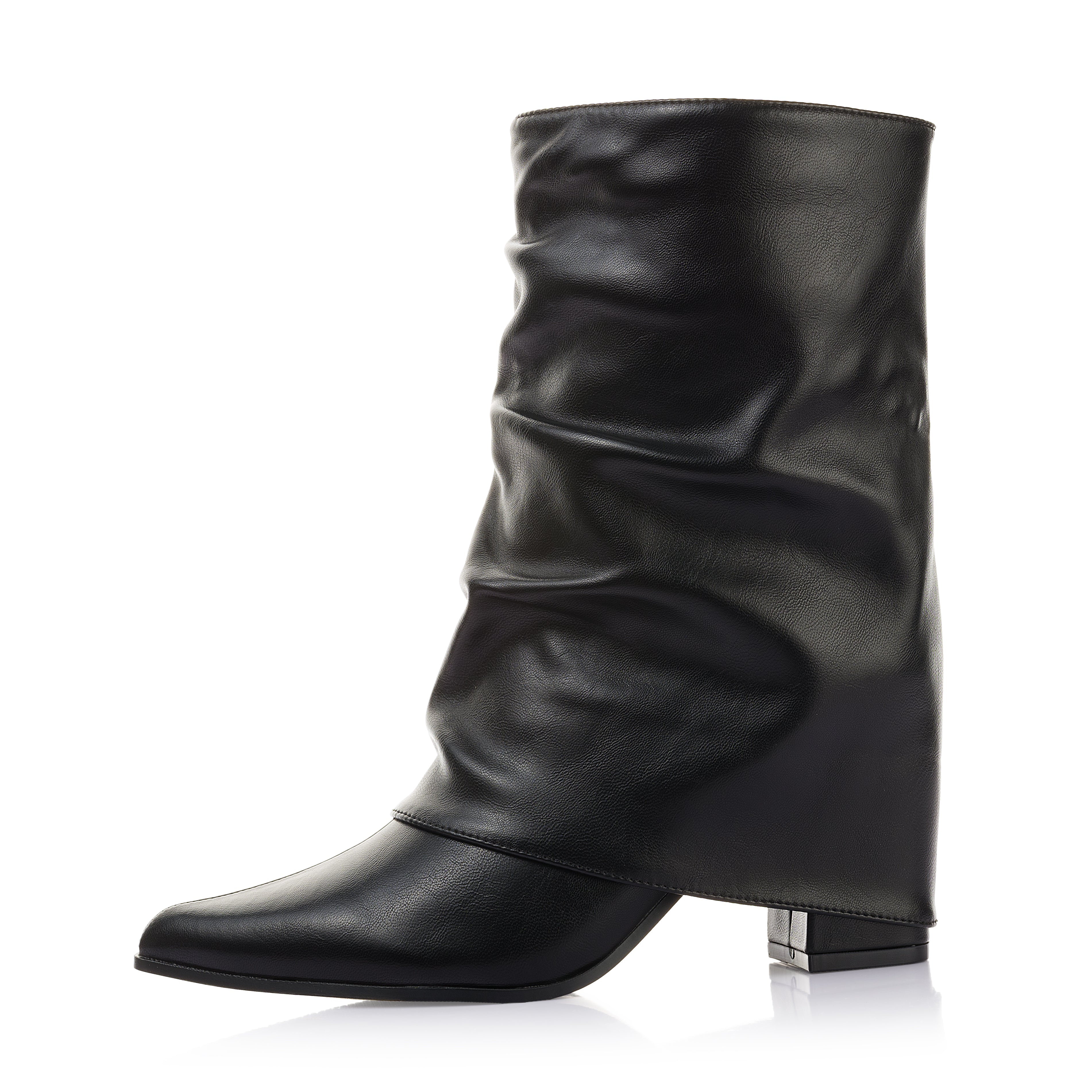 Crease Leather Boot