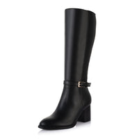 Buckle Elastic Boot