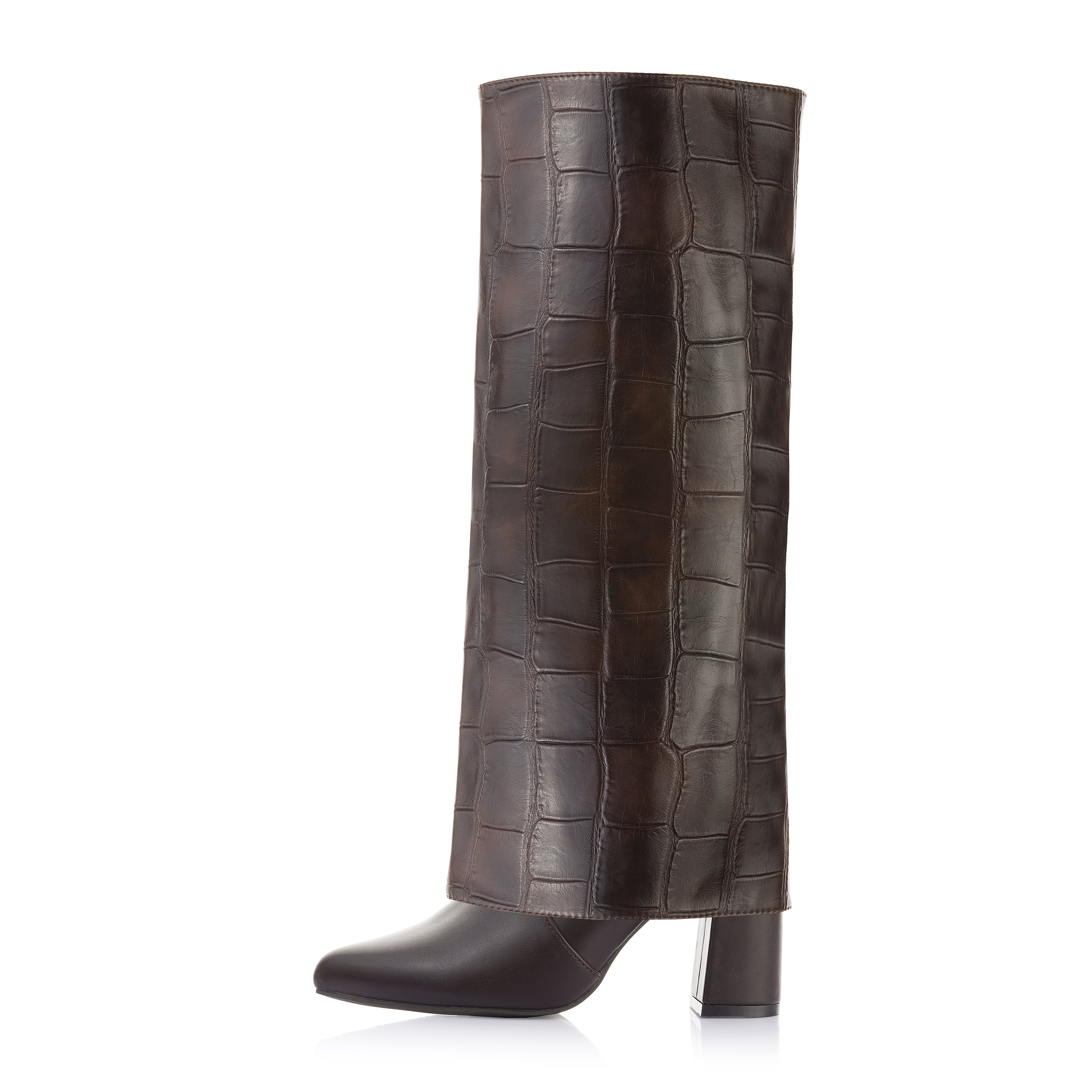 Two-in-One Embossed Boot