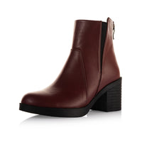 Heeled Ankle Asymmetric Boots