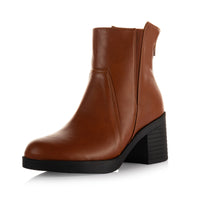 Heeled Ankle Asymmetric Boots