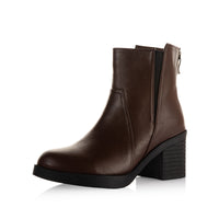 Heeled Ankle Asymmetric Boots