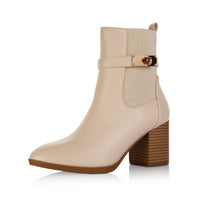 Elastic Panel Ankle Boots