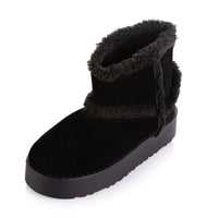 Fur Wrap Platform Boot