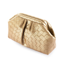 Metallic Woven Clutch