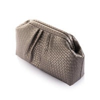 Metallic Woven Clutch