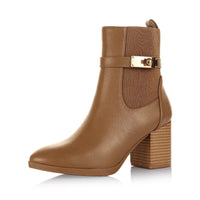 Elastic Panel Ankle Boots