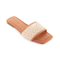Woven Rattan Slippers