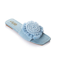 Floral Macrame Slipper